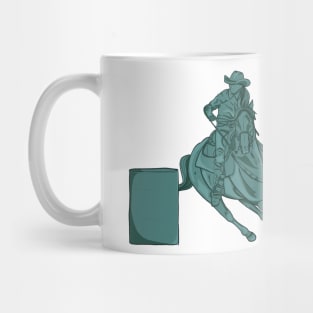 Turquoise Barrel Racer Mug